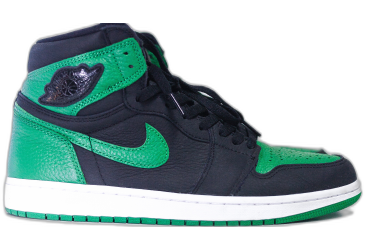 Zelenočierne topánky